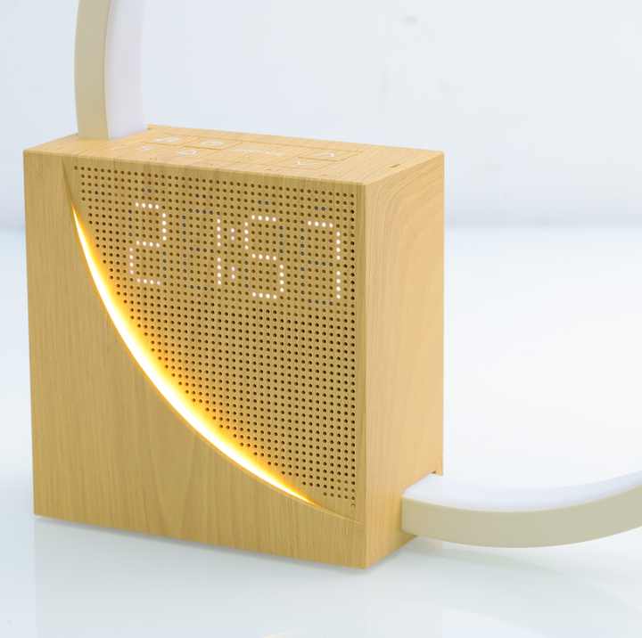 Wooden Bed Lamp